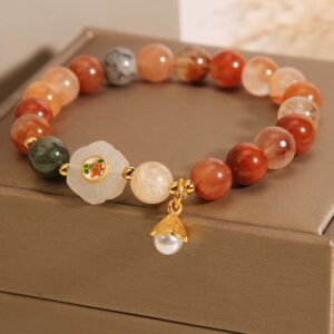 Gentle Clarity, Worn Daily. Crystal Bracelet by AetherFate