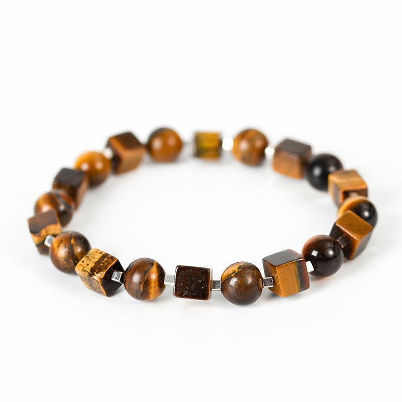 For When You Need Clarity & Grounding — Obsidian & Crystal Bracelet | AetherFate - Image 4