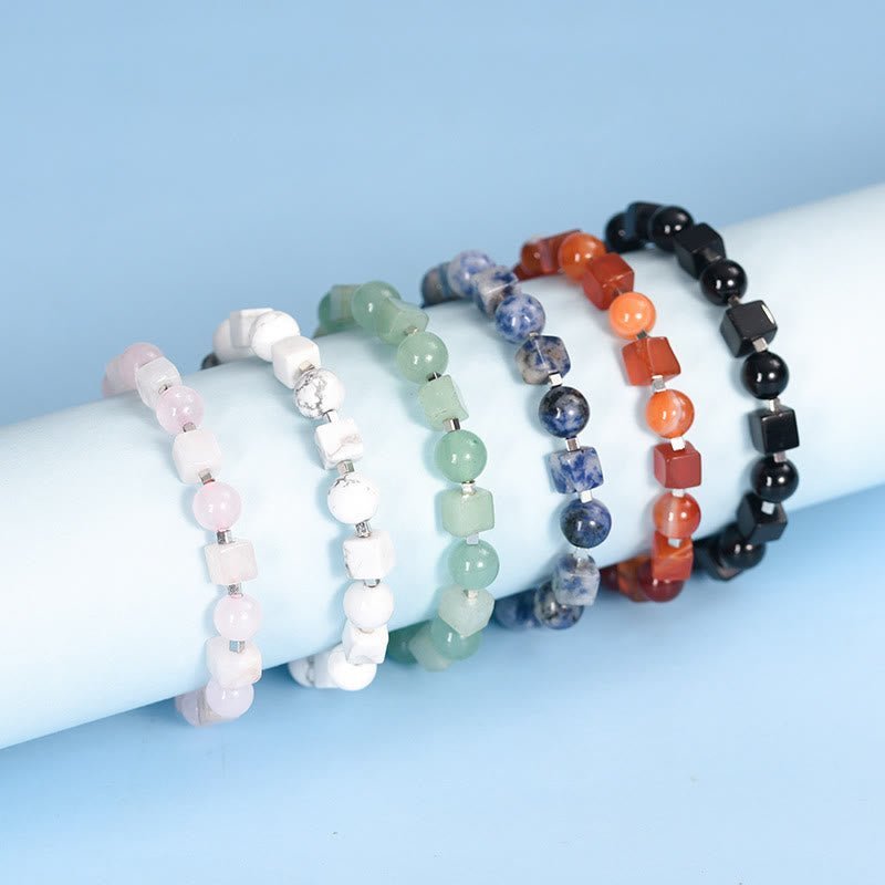 For When You Need Clarity & Grounding — Obsidian & Crystal Bracelet | AetherFate - Image 9