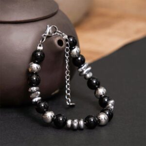 Quiet Grounding, Worn Daily. Onyx Bracelet by AetherFate