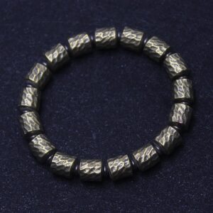 For When You Need Quiet Connection | Copper Meteorite Crater Pattern Bracelet | AetherFate