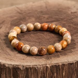 For When You Need Quiet Presence | Fossil Coral Compassion Bracelet | AetherFate
