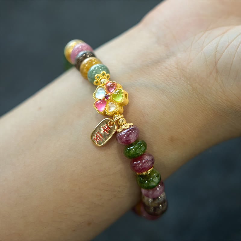 Quiet Shield, Worn Daily. Tourmaline Bracelet by AetherFate - Image 4