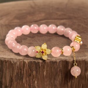 For When You Need Quiet Warmth — Citrine & Crystal Bracelet | AetherFate