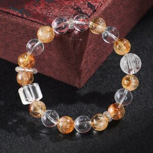 Clear Quartz & Citrine Bracelet | Your Quiet Daily Anchor for Gentle Clarity | AetherFate