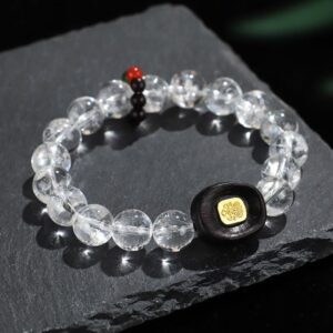 Gentle Clarity, Worn Daily. Clear Quartz Bracelet by AetherFate