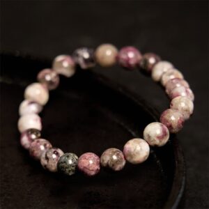 Buddha Stone Plum Blossom Tourmaline Balance Bracelet | AetherFate