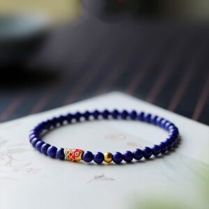 For When You Need Quiet Presence | Lazurite Koi Fish Positive Bracelet | AetherFate