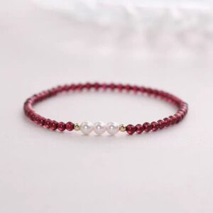 For When You Need Quiet Resolve — Garnet Bracelet | AetherFate