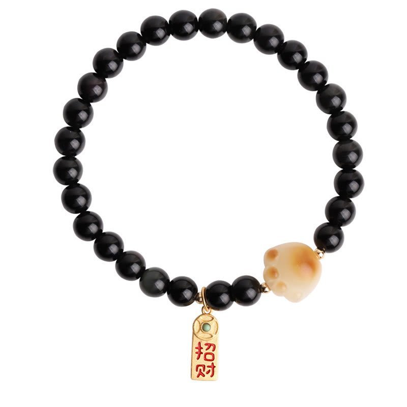 Obsidian Bracelet | Your Quiet Daily Anchor for Clarity & Grounding | AetherFate - Image 14
