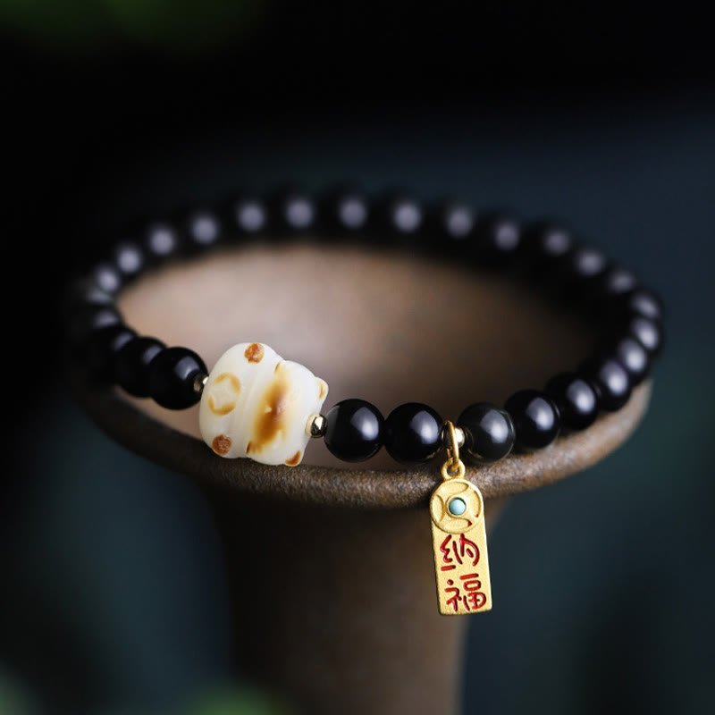 Obsidian Bracelet | Your Quiet Daily Anchor for Clarity & Grounding | AetherFate - Image 5