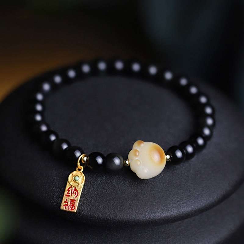 Obsidian Bracelet | Your Quiet Daily Anchor for Clarity & Grounding | AetherFate - Image 9