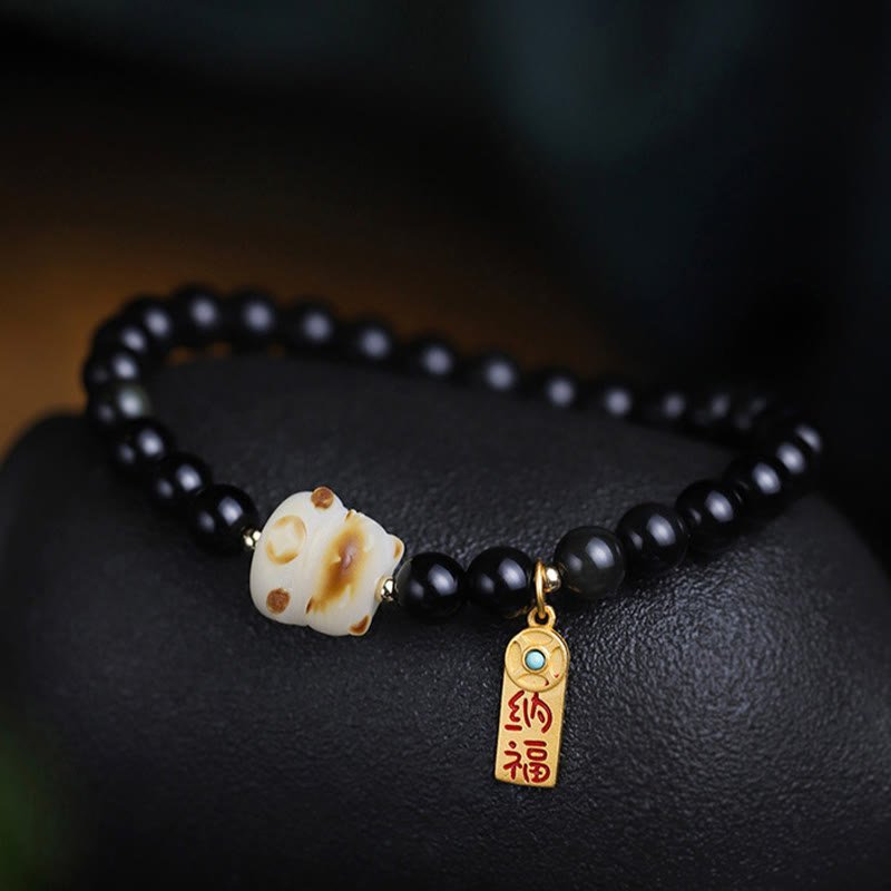 Obsidian Bracelet | Your Quiet Daily Anchor for Clarity & Grounding | AetherFate - Image 8