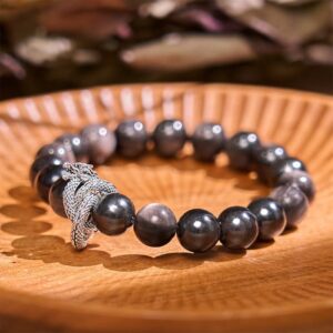 Obsidian Bracelet | Your Quiet Daily Anchor for Clarity & Grounding | AetherFate