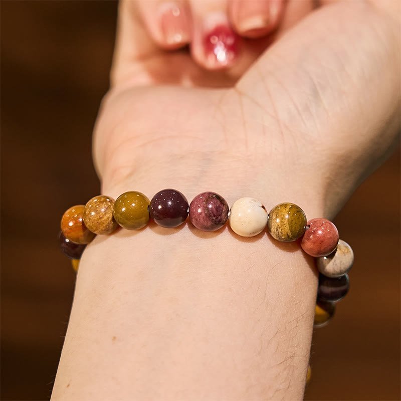 Buddha Stone Mookaite Emotional Growth Bracelet | AetherFate - Image 4