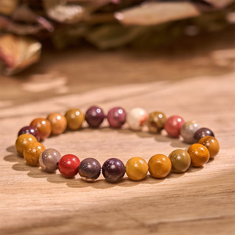 Buddha Stone Mookaite Emotional Growth Bracelet | AetherFate - Image 6