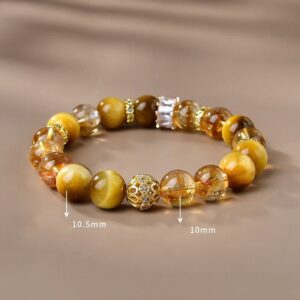 Tiger Eye & Citrine Bracelet | Your Quiet Daily Anchor for Steady Focus | AetherFate