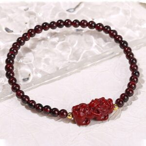 Soft Joy, Worn Daily. Strawberry Quartz & Garnet Bracelet by AetherFate