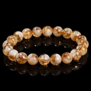 For When You Need Quiet Warmth — Citrine & Crystal Bracelet | AetherFate