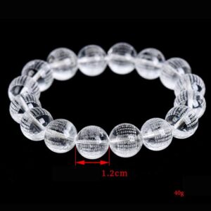 For When You Need Quiet Presence | Heart Sutra White Crystal Bracelet | AetherFate