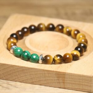 For When You Need Quiet Warmth | Tiger Eye Green Tiger Eye Courage Bracelet | AetherFate