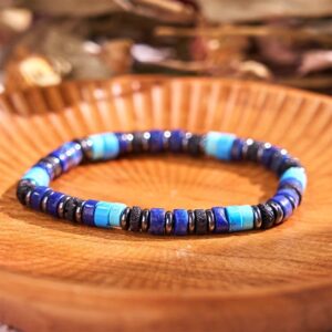 For When You Need Quiet Calm — Turquoise & Hematite Bracelet | AetherFate