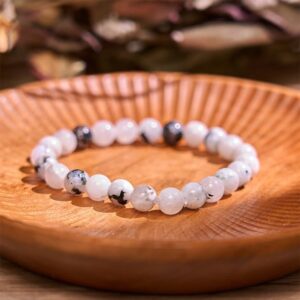 Buddha Stone Rainbow Moonstone Harmony Bracelet | AetherFate