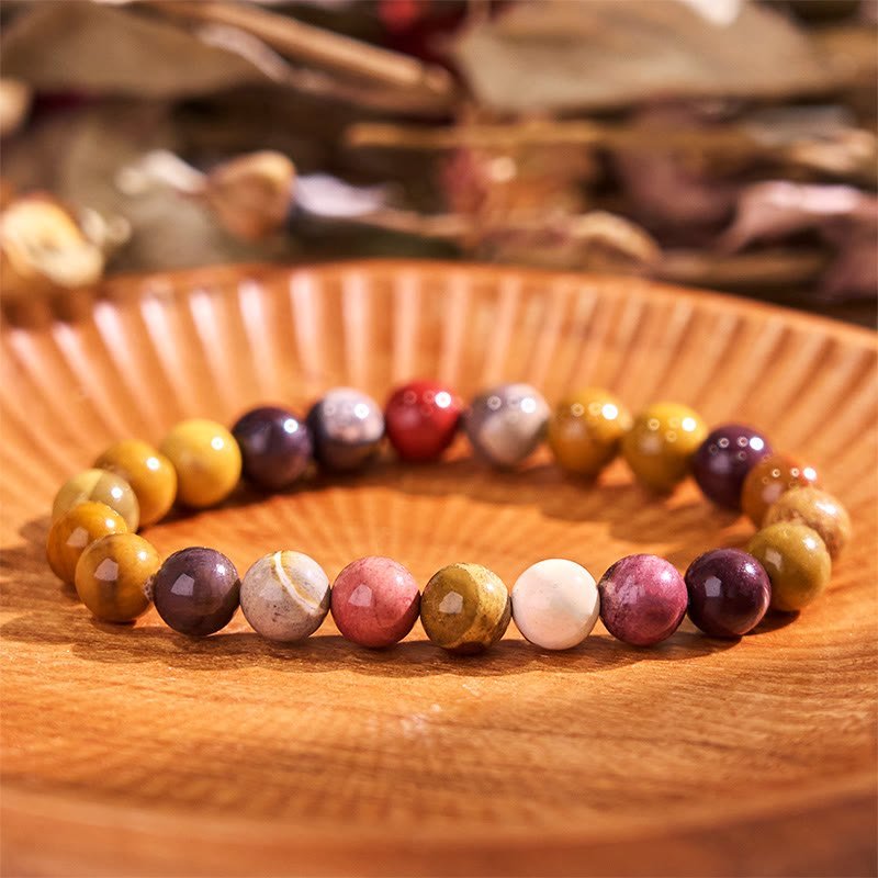 Buddha Stone Mookaite Emotional Growth Bracelet | AetherFate - Image 5