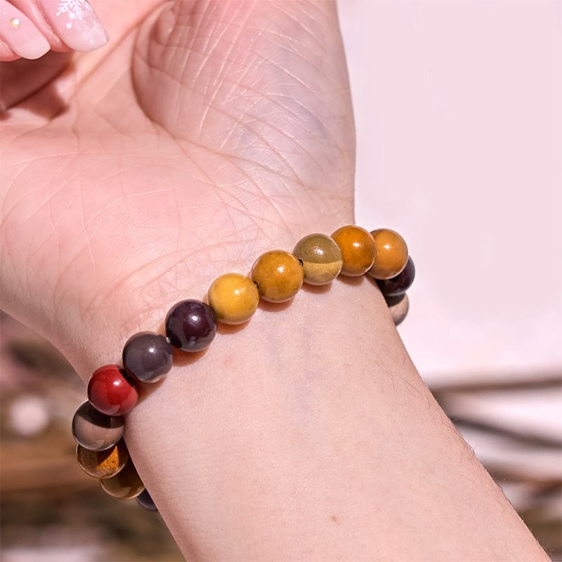 Buddha Stone Mookaite Emotional Growth Bracelet | AetherFate - Image 3