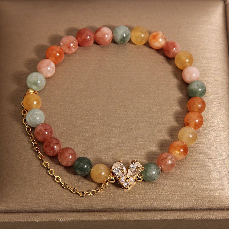 Quiet Warmth, Worn Daily. Citrine & Crystal Bracelet by AetherFate - Image 6