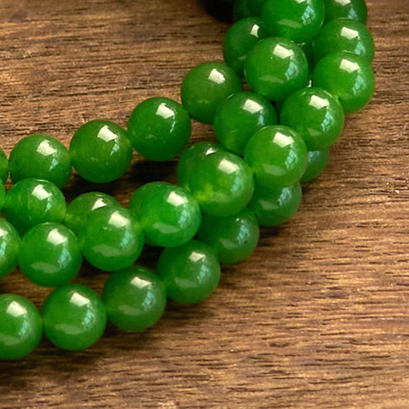 🔮 For When You Need Quiet Wisdom | 108 Mala Beads Cyan Jade Bracelet | AetherFate - Image 5