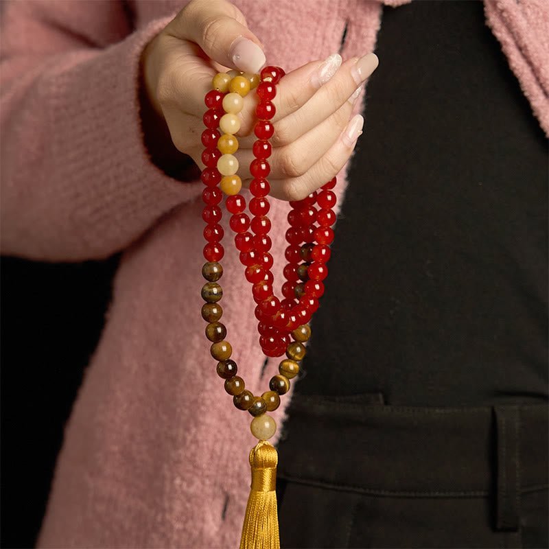 Tiger Eye & Agate Bracelet | Your Quiet Daily Anchor for Steady Focus | AetherFate - Image 2