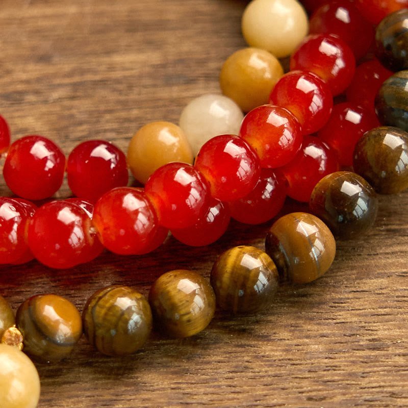 Tiger Eye & Agate Bracelet | Your Quiet Daily Anchor for Steady Focus | AetherFate - Image 4