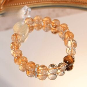 For When You Need Steady Focus — Tiger Eye & Citrine Bracelet | AetherFate