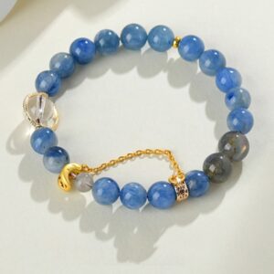 For When You Need Gentle Clarity — Clear Quartz & Labradorite Bracelet | AetherFate