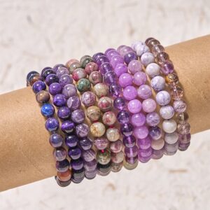 For When You Need Quiet Presence | Keep Calm Purple Series Love Bracelet | AetherFate