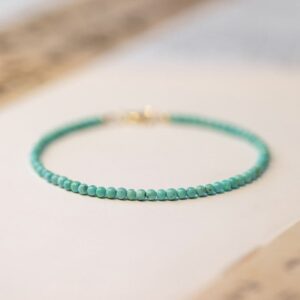For When You Need Quiet Warmth — Copper & Turquoise Bracelet | AetherFate