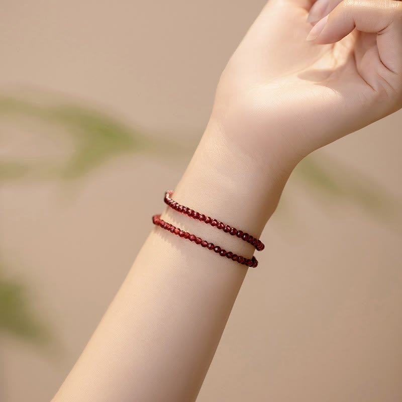 Garnet Bracelet | Your Quiet Daily Anchor for Quiet Resolve | AetherFate - Image 4