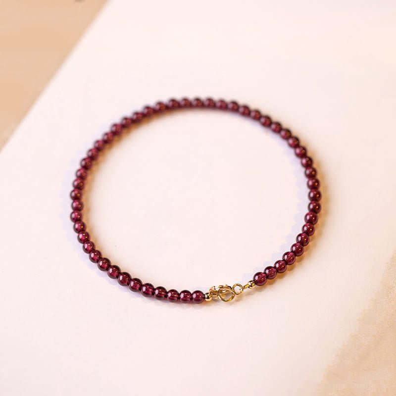 Garnet Bracelet | Your Quiet Daily Anchor for Quiet Resolve | AetherFate
