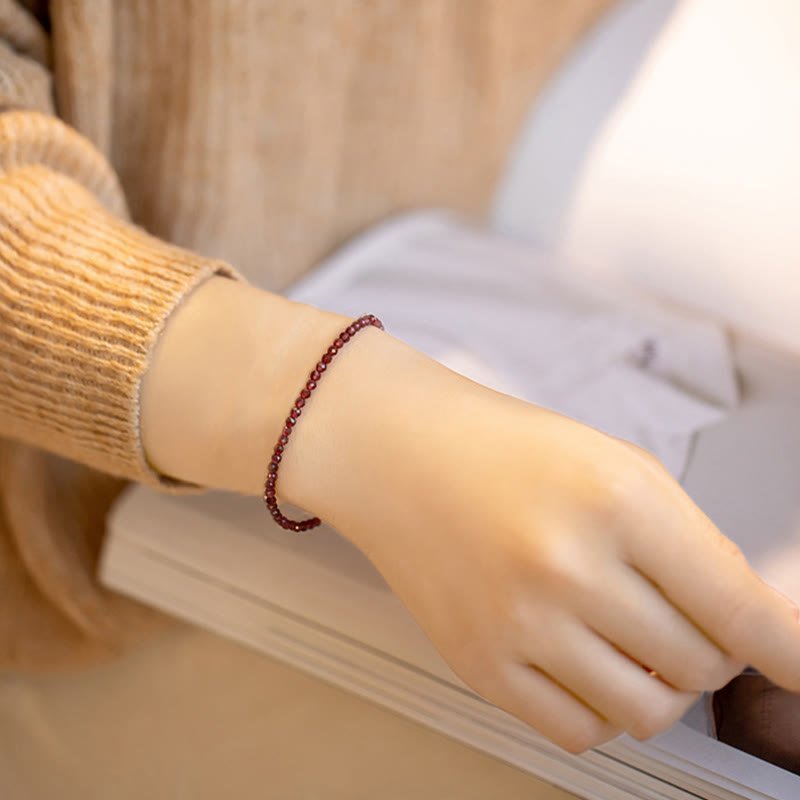 Garnet Bracelet | Your Quiet Daily Anchor for Quiet Resolve | AetherFate - Image 3