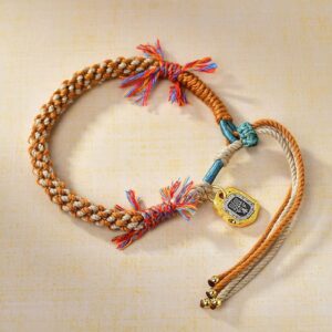 For When You Need Quiet Presence | Tibetan Colored Rope Zakiram Goddess Of Adjustable Bracelet | AetherFate