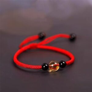 Clarity & Grounding, Worn Daily. Obsidian & Citrine Bracelet by AetherFate