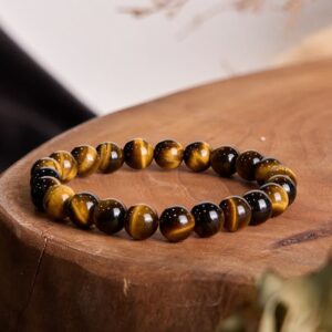 For When You Need Quiet Warmth | Tiger Eye Strength Bracelet | AetherFate