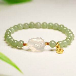 For When You Need Quiet Balance — Agate & Copper Bracelet | AetherFate