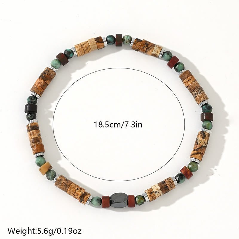 Jasper & Turquoise Bracelet | Your Quiet Daily Anchor for Steady Grounding | AetherFate - Image 5