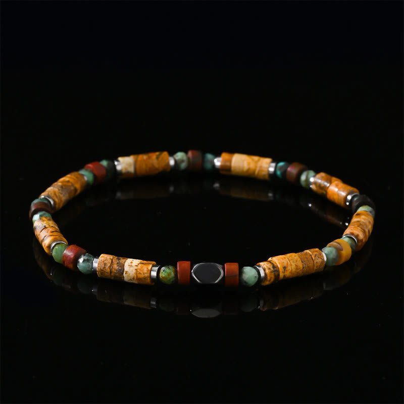 Jasper & Turquoise Bracelet | Your Quiet Daily Anchor for Steady Grounding | AetherFate - Image 3