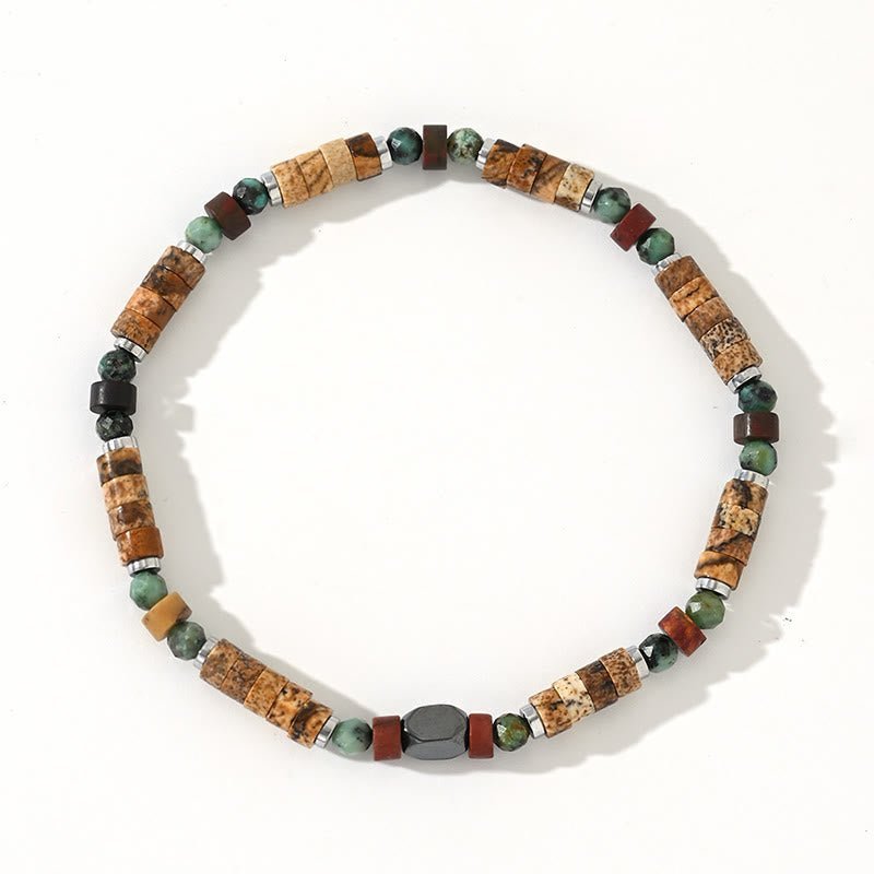Jasper & Turquoise Bracelet | Your Quiet Daily Anchor for Steady Grounding | AetherFate - Image 4