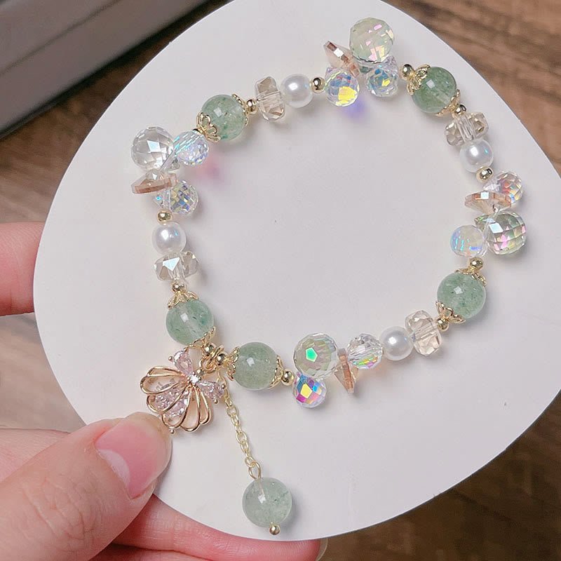 Strawberry Quartz Bracelet | Your Quiet Daily Anchor for Soft Joy | AetherFate - Image 20