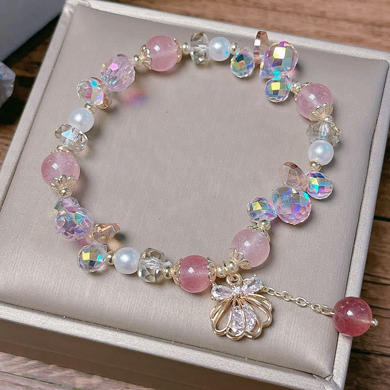 Strawberry Quartz Bracelet | Your Quiet Daily Anchor for Soft Joy | AetherFate - Image 17