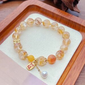 Quiet Warmth, Worn Daily. Citrine Bracelet by AetherFate